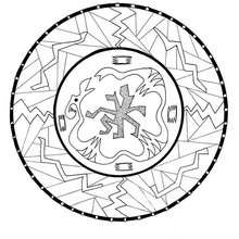 Onuit mandala - Coloring page - MANDALA coloring pages - COUNTRIES mandalas