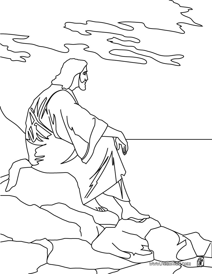 Jesus Christ Coloring Pages 4
