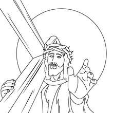 Jesus Christ's Crown of Thorns coloring page