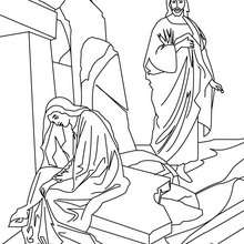 Resurrection of Jesus Christ coloring page