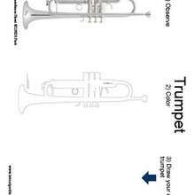 Trumpet coloring page - Coloring page - MUSICAL coloring pages - MUSICAL ACADEMY coloring pages