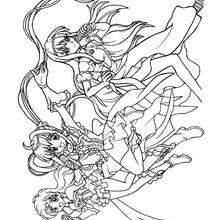 Mermaid Melody coloring page - Coloring page - GIRL coloring pages - MERMAID MELODY coloring pages - MERMAID MELODY to color in