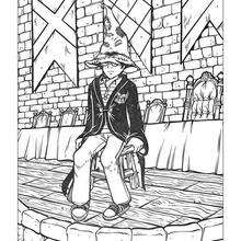 Harry potter coloring page