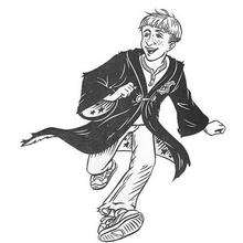 Ron Weasley coloring page - Coloring page - MOVIE coloring pages - HARRY POTTER coloring pages - RON WEASLEY coloring pages