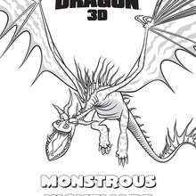 Monstrous Nightmare coloring page