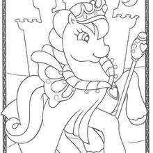 My Little Pony king coloring page - Coloring page - CHARACTERS coloring pages - TV SERIES CHARACTERS coloring pages - MY LITTLE PONY coloring pages