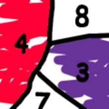 School, COLOR BY NUMBER coloring pages