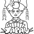 JAPAN coloring pages - COUNTRIES Coloring Pages - Coloring page