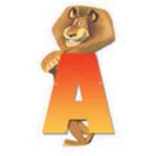 Madagascar 2: Escape 2 Africa Letters of Alphabet - BIRTHDAY PARTY - Kids Craft