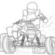 QUAD coloring pages - TRANSPORTATION coloring pages - Coloring page