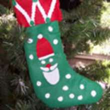 Christmas stocking socks - Kids Craft - HOLIDAY crafts - CHRISTMAS crafts - CHRISTMAS decorations