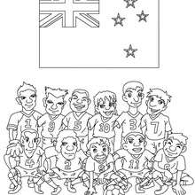 Team of New Zealand coloring page - Coloring page - SPORT coloring pages - SOCCER coloring pages - SOCCER TEAMS coloring pages