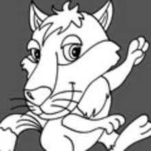 WOLF coloring pages - ANIMAL coloring pages - Coloring page