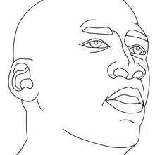 Michael Jordan coloring page - Coloring page - SPORT coloring pages - BASKETBALL coloring pages - MICHAEL JORDAN coloring pages