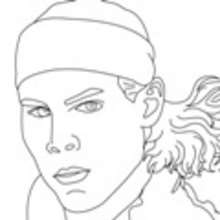 FAMOUS TENNIS PLAYERS coloring pages