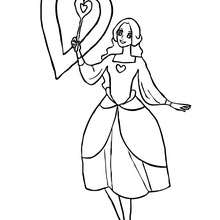 Fairy magic wand coloring page