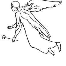 Fairy wings to color - Coloring page - FANTASY coloring pages - FAIRY coloring pages - FAIRY WINGS coloring pages