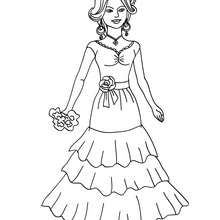 Spanish princess coloring page - Coloring page - PRINCESS coloring pages - PRINCESSES OF THE WORLD coloring pages