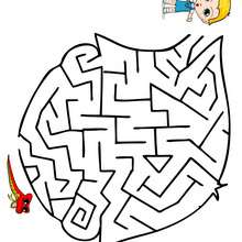 FIND MY TOY easy printable maze - Free Kids Games - Printable MAZES - EASY printable mazes
