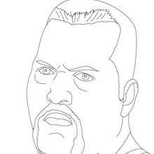 Wrestler Big Show coloring page