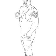 Big show coloring page - Coloring page - SPORT coloring pages - WRESTLING coloring pages