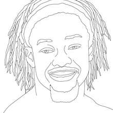 Kofi Kingston coloring page