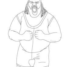 Mark Henry coloring page - Coloring page - SPORT coloring pages - WRESTLING coloring pages