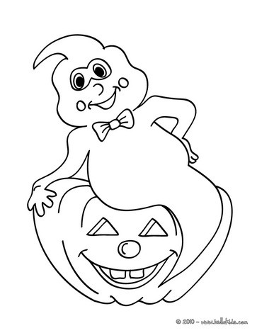 Funny phantom coloring pages - Hellokids.com