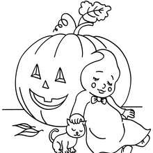 Phantom sleeping coloring page - Coloring page - HOLIDAY coloring pages - HALLOWEEN coloring pages - GHOST coloring pages