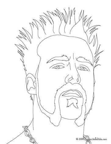 Wrestling Coloring Pages 7