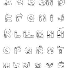 B Alphabet Lore Coloring Page for Kids - Free Alphabet Lore Printable  Coloring Pages Online for Kids 