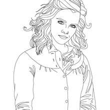 Emma Watson coloring page - Coloring page - FAMOUS PEOPLE Coloring pages - EMMA WATSON coloring pages