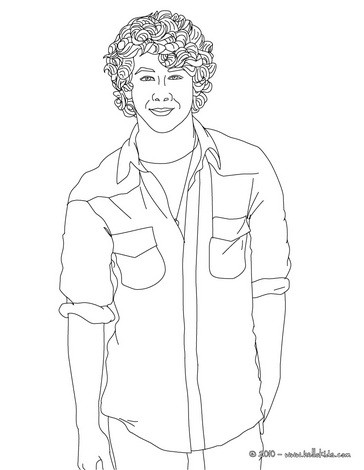 Nick Jonas Coloring Pages Coloring Pages