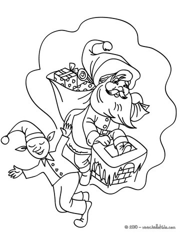 Christmas sprite coloring pages - Hellokids.com