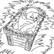 The Christ Child coloring page