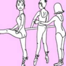 DANCE coloring pages - SPORT coloring pages - Coloring page