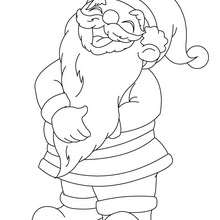 Saint Nicholas laughing coloring page - Coloring page - HOLIDAY coloring pages - CHRISTMAS coloring pages - SAINT NICHOLAS coloring pages