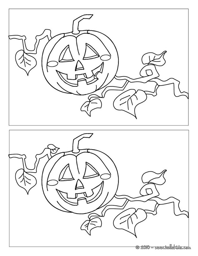 Find the differences online games - Pumpkins