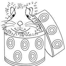 GUINEA PIG dot to dot game printable connect the dots game