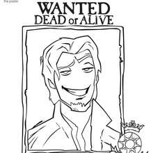 tangled flynn coloring page