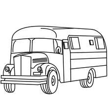 Bus coloring page - Coloring page - TRANSPORTATION coloring pages - BUS coloring pages