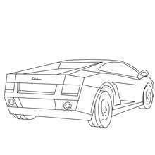 Lamborghini Gallardo coloring page