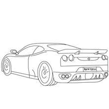 Ferrari F430 coloring page - Coloring page - TRANSPORTATION coloring pages - CAR coloring pages - SPORTS CAR coloring pages