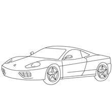 Ferrari 360 Modena coloring page - Coloring page - TRANSPORTATION coloring pages - CAR coloring pages - SPORTS CAR coloring pages