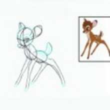 How to draw BAMBI - Drawing for kids - HOW TO DRAW lessons - How to draw ANIMALS - How to Draw BAMBI DISNEY