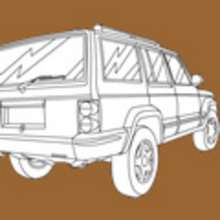PICKUP TRUCK coloring pages - TRANSPORTATION coloring pages - Coloring page