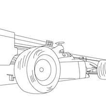 Formula 1 race car coloring page - Coloring page - TRANSPORTATION coloring pages - CAR coloring pages - FORMULA ONE coloring pages