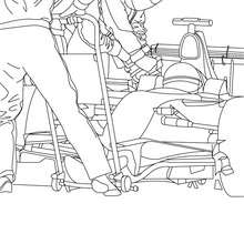 Formula 1 refuelling coloring page - Coloring page - TRANSPORTATION coloring pages - CAR coloring pages - FORMULA ONE coloring pages