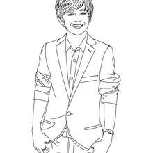 Greyson Chance coloring book - Coloring page - FAMOUS PEOPLE Coloring pages - GREYSON CHANCE coloring pages