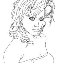 Best Katy Perry coloring page - Coloring page - FAMOUS PEOPLE Coloring pages - KATY PERRY coloring pages
